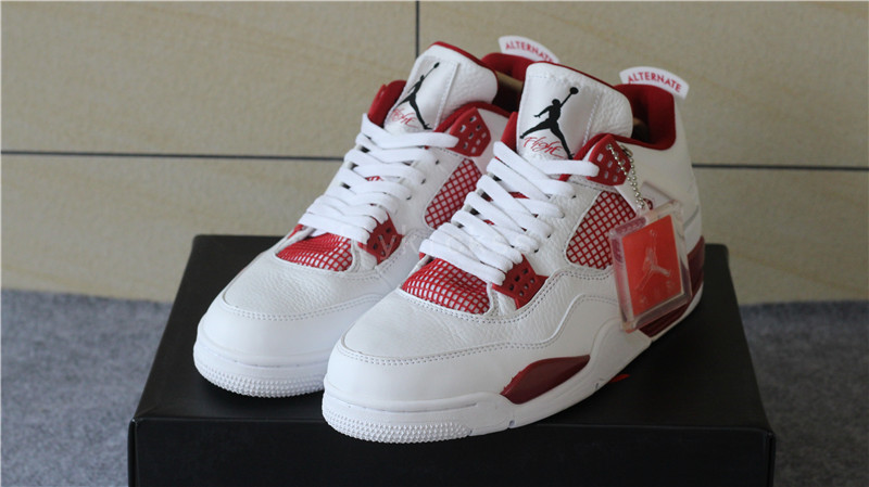 Air Jordan 4 Retro Low Alternate 89 White Red